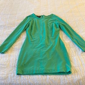 Bebe long sleeve lined dress